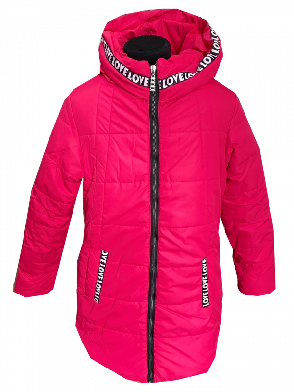 Куртка зимняя 20034 для девочки розового цвета.