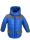 Куртка зимова 20041 для хлопчика синьо-сірого кольору