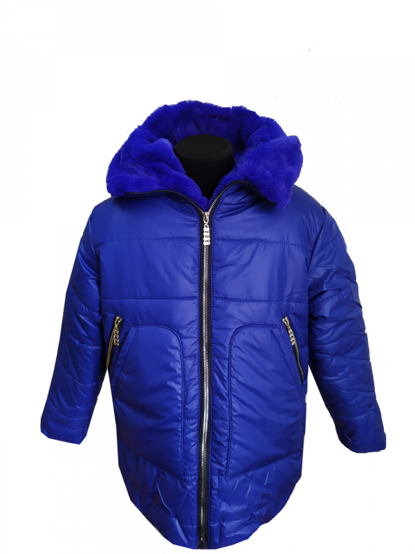 Куртка зимова 20047 синього кольору
