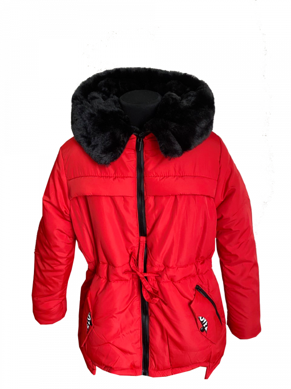 Куртка зимняя 20060 красного цвета.