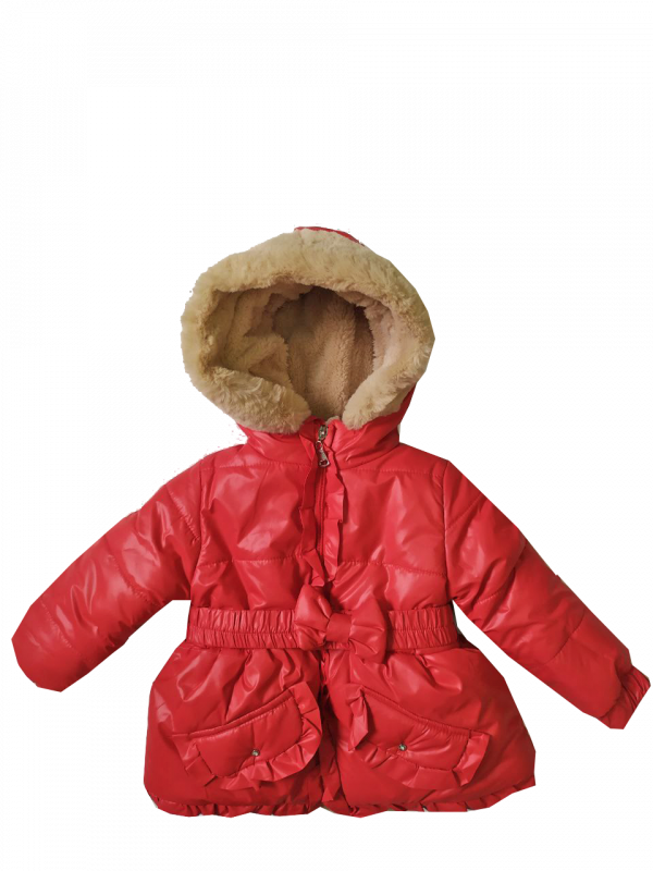 Куртка зимняя 20085 красного цвета.