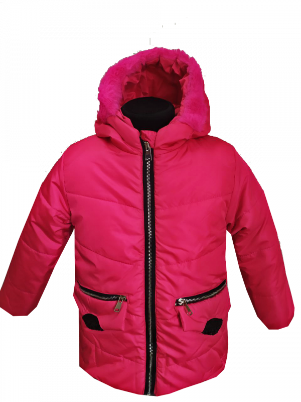 Куртка зимова для дівчинки 20103 рожевого кольору