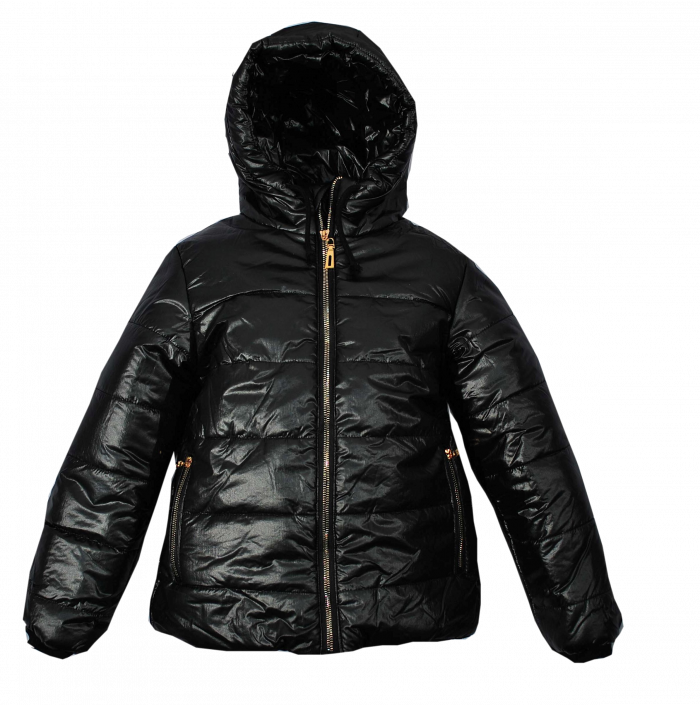 Куртка зимняя 20162 для мальчика черного цвета