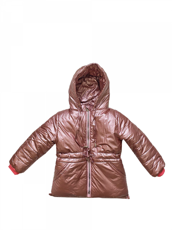 Куртка зимняя для девочки 20203 розового цвета.