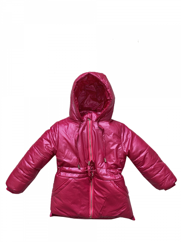 Куртка зимняя для девочки 20203 малинового цвета.