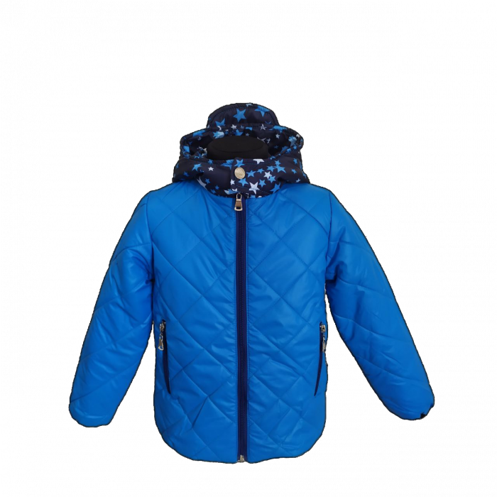 Куртка демисезонная 22014 голубого цвета