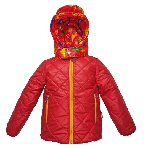 Куртка демисезонная 22014 красного цвета