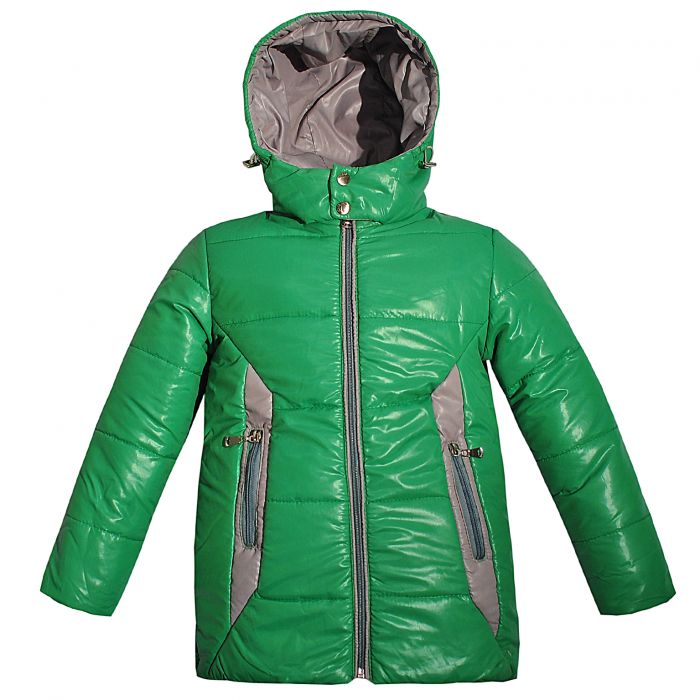 Куртка 22018 зеленая