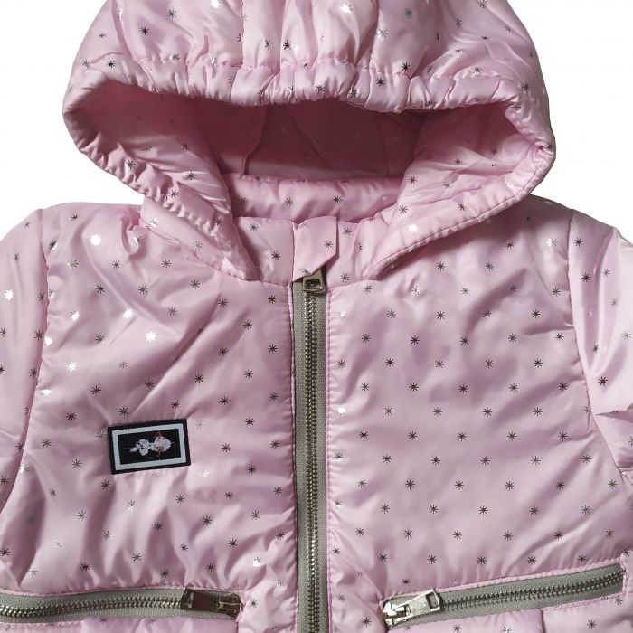 Куртка демисезонная для девочки 22334 розового цвета.