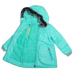 Куртка 22458 бірюзова