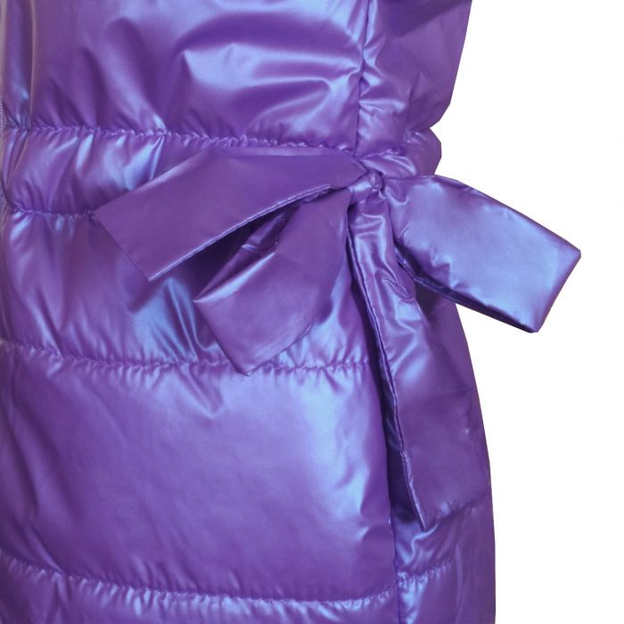 Куртка демисезонная для девочки 22516 фиолетовая