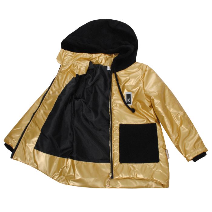 Куртка демісезонна для дівчинки 22727 золотиста