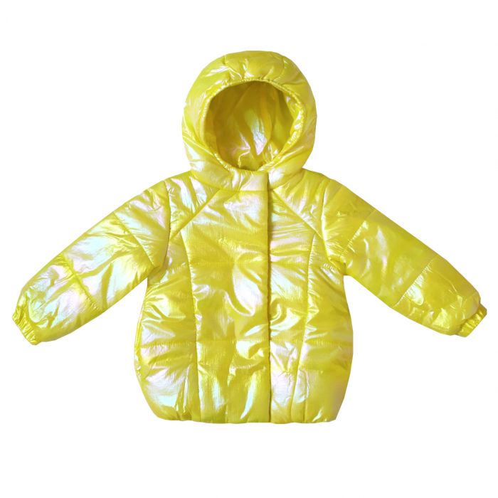 Куртка демісезонна для дівчинки 22745 жовтого кольору