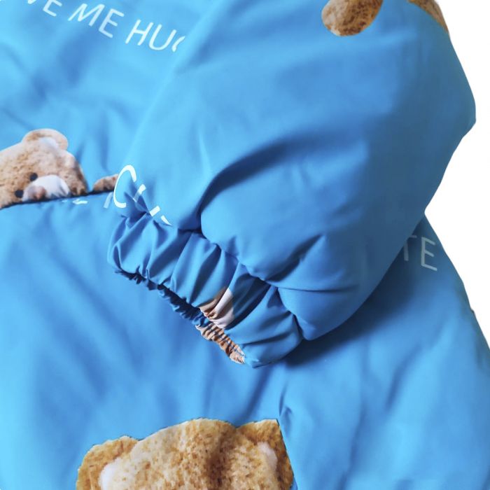 Куртка демисезонная  22795 голубого цвета