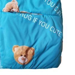 Куртка демисезонная  22795 голубого цвета