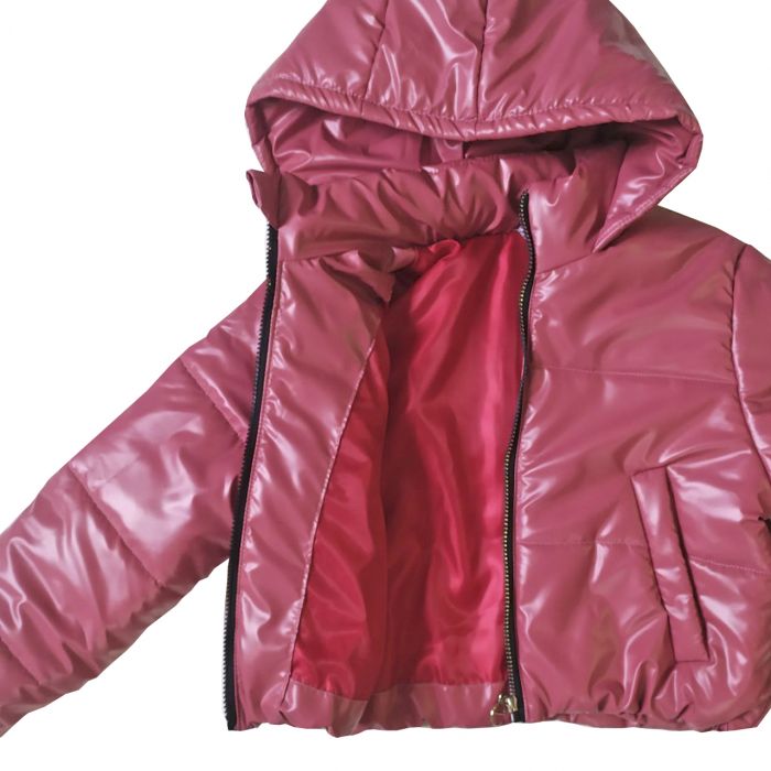 Куртка для девочки 22820 малинового цвета.