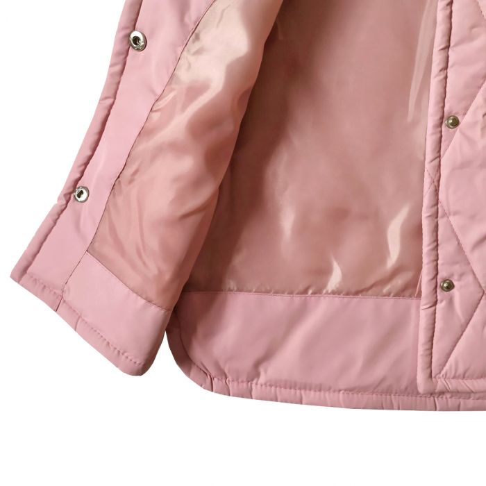 Куртка-сорочка для дівчинки 22858 рожевого кольору