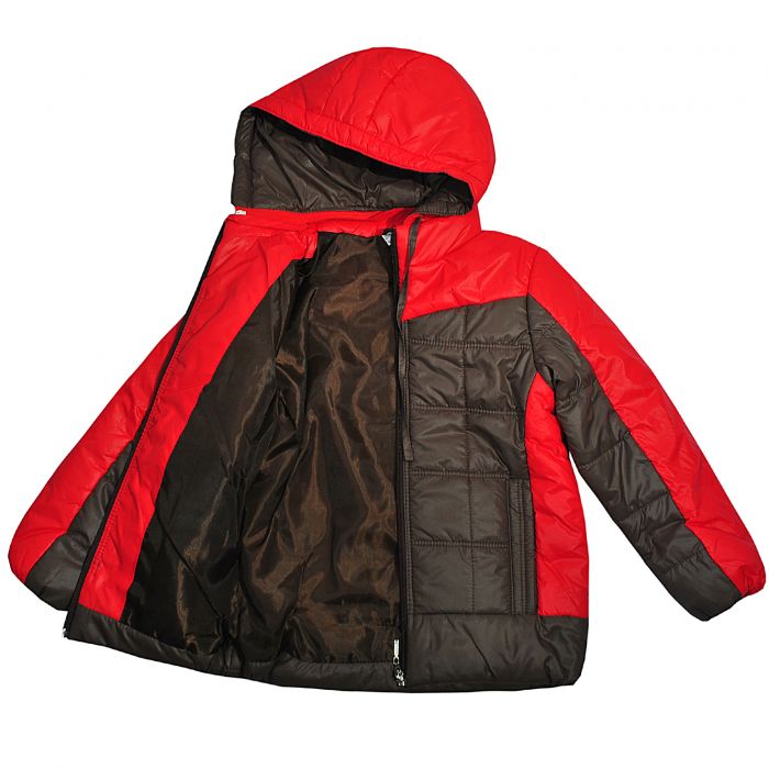 Куртка 2608 червоно-коричнева