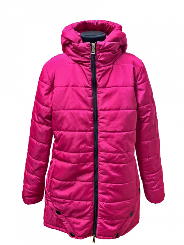 Куртка демисезонная 2730 для девочки розового цвета.