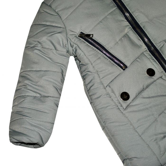 Куртка 20102 сіра