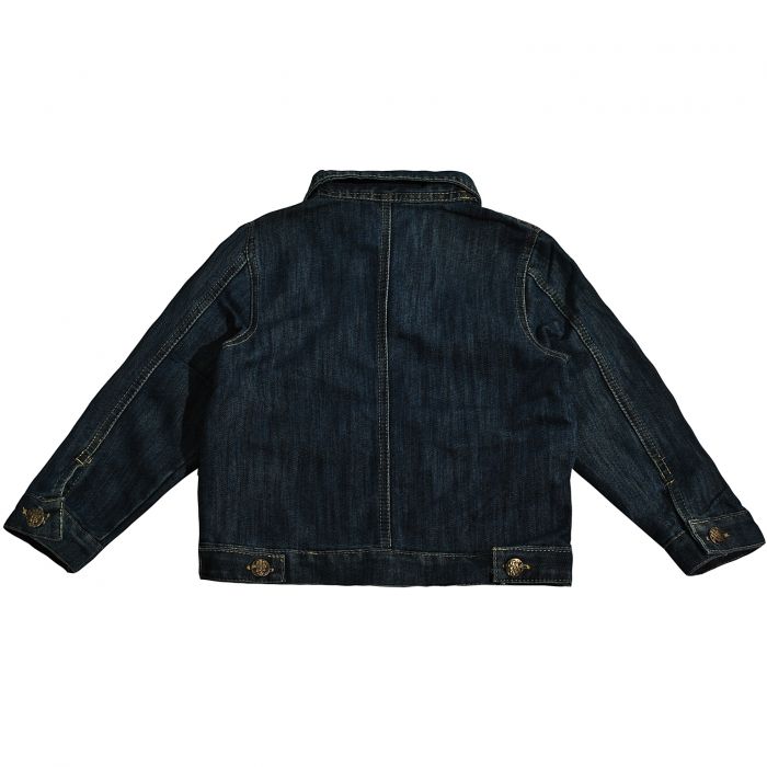 Джинсовая куртка 6167 темно-синяя