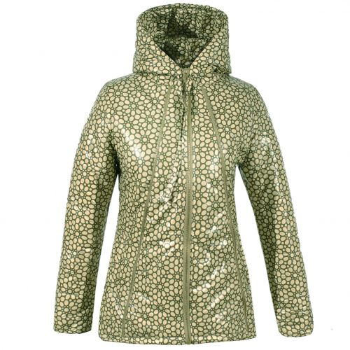 Куртка 2604 цветной принт