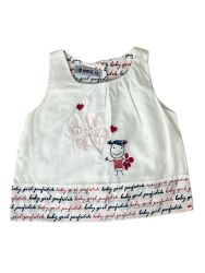 Костюм 52180 біло-рожевий