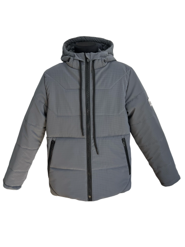 Куртка демисезонная 22895 темно-серая