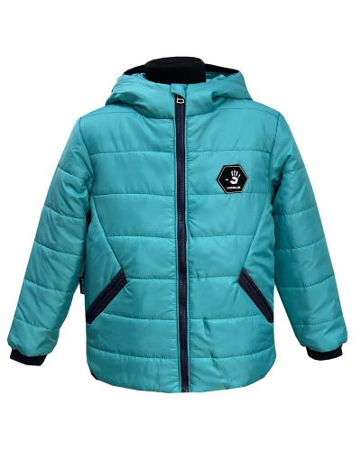 Куртка демисезонная 22207 бирюзовая