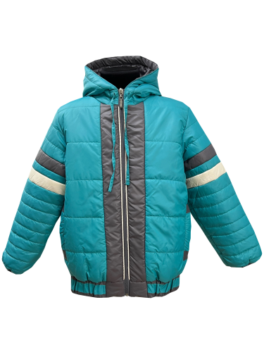 Куртка демисезонная 2618 голубо-серая