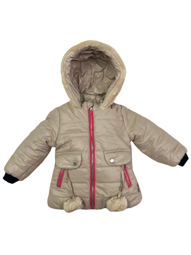 Куртка зимняя 20100 бежевая