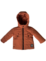 Куртка зимняя 20598 терракотового цвета