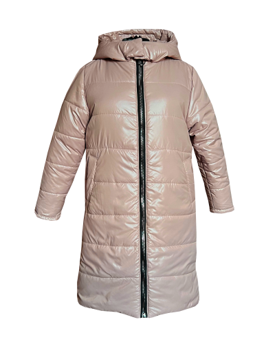 Куртка-пальто зимняя 20550 бежевая