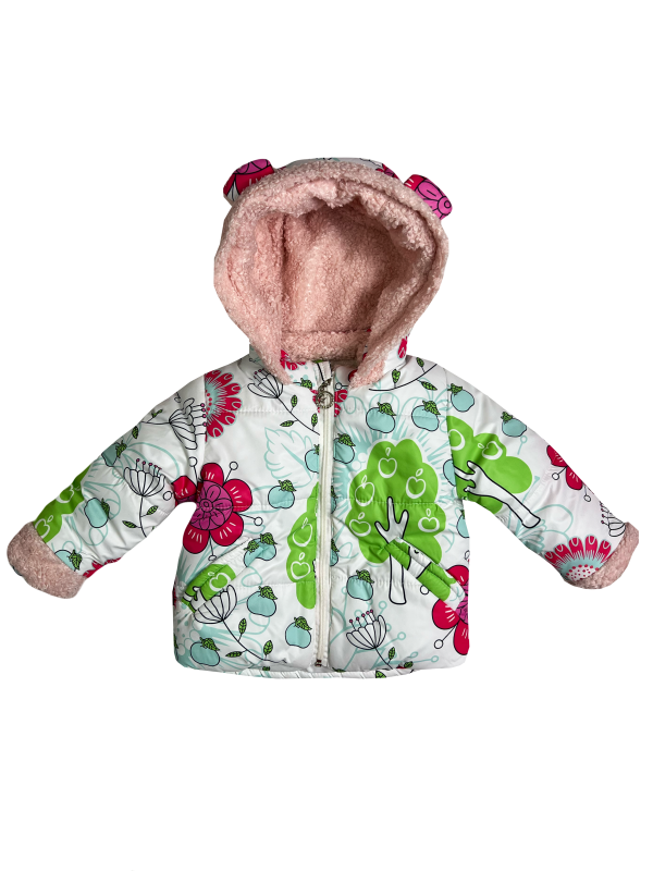 Костюм зимний 20069-32018 бело-розовый