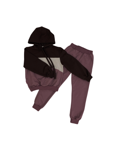 Костюм 555414-555415 розово-бордовый