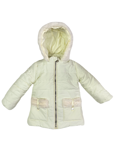 Куртка зимняя 20114 молочная