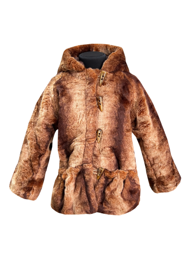 Шуба 218 коричневого цвета