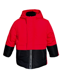 Куртка зимняя 20487 красно-черная