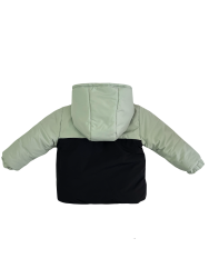 Куртка зимняя 20566 мятно-черная