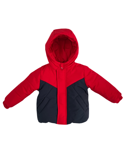 Куртка зимняя 20566 красно-синяя