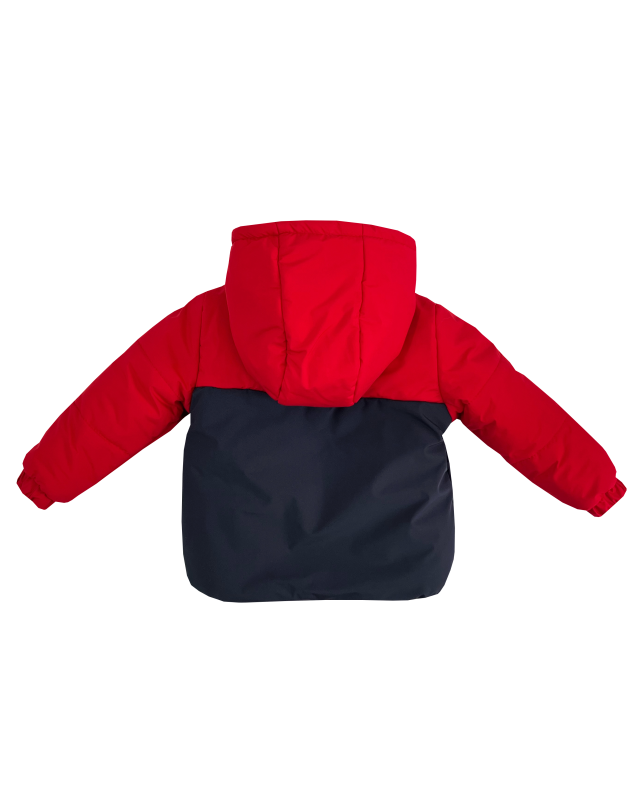 Куртка зимняя 20566 красно-синяя