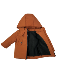 Куртка зимняя 20598 терракотового цвета