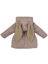 Куртка зимняя 20593 пудрового цвета