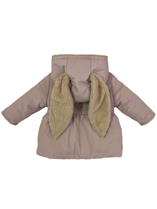 Куртка зимняя 20593 пудрового цвета