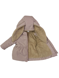 Куртка зимняя 20593 пудрового цвета