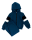 Костюм 555521-555522 темно-бирюзовый